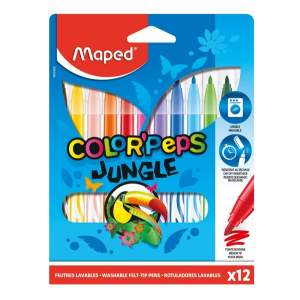 Flomasteri color peps jungle 1/12 Maped
