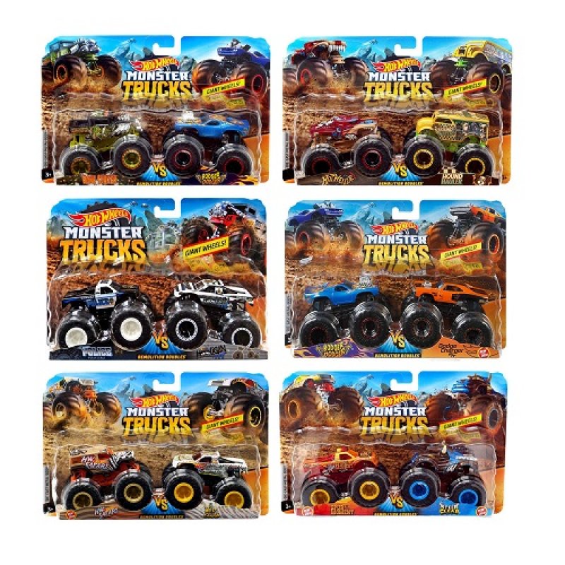 Monster trucks Hot Wheels 2 u 1 