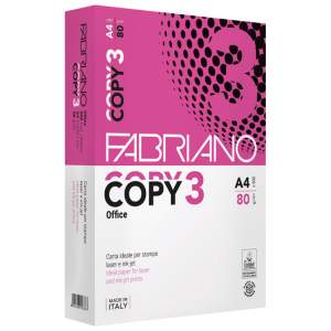 Papir Copy 3 A4 80g pk500 Fabriano 