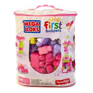 Mega Bloks kocke 80kom roze boja